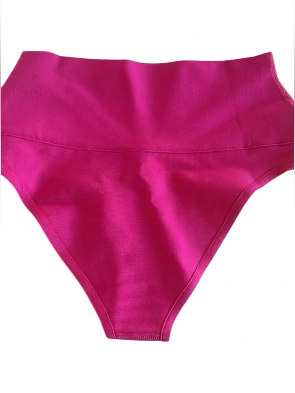 SKIMS Hot Pink Ribbed Bikini Bottom medium new with tags